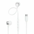 JBL Tune 350C USB-C Wired Earphones  - Black, Blue, Red, White - White