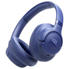 JBL Tune 730BT Wireless Bluetooth Headphones with Active Noise Cancelling Pure Bass Sound - Black, Blue, Beige, White. - Blue
