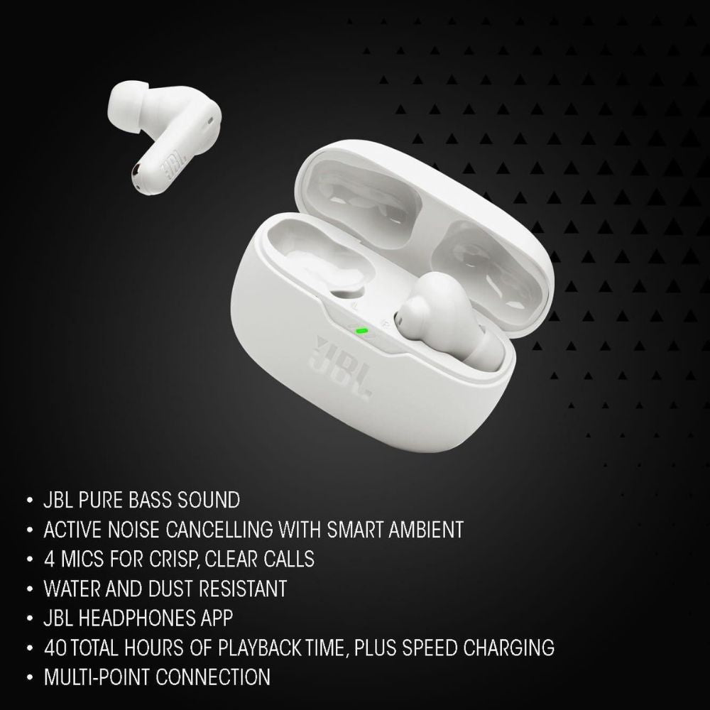 JBL Wave Beam 2 True Wireless Earbuds, Black - Excellent - Refurbished JBL