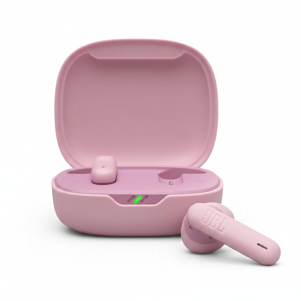 JBL Wave Flex True Wireless Earbuds - Black, White, Blue, Pink - Pink