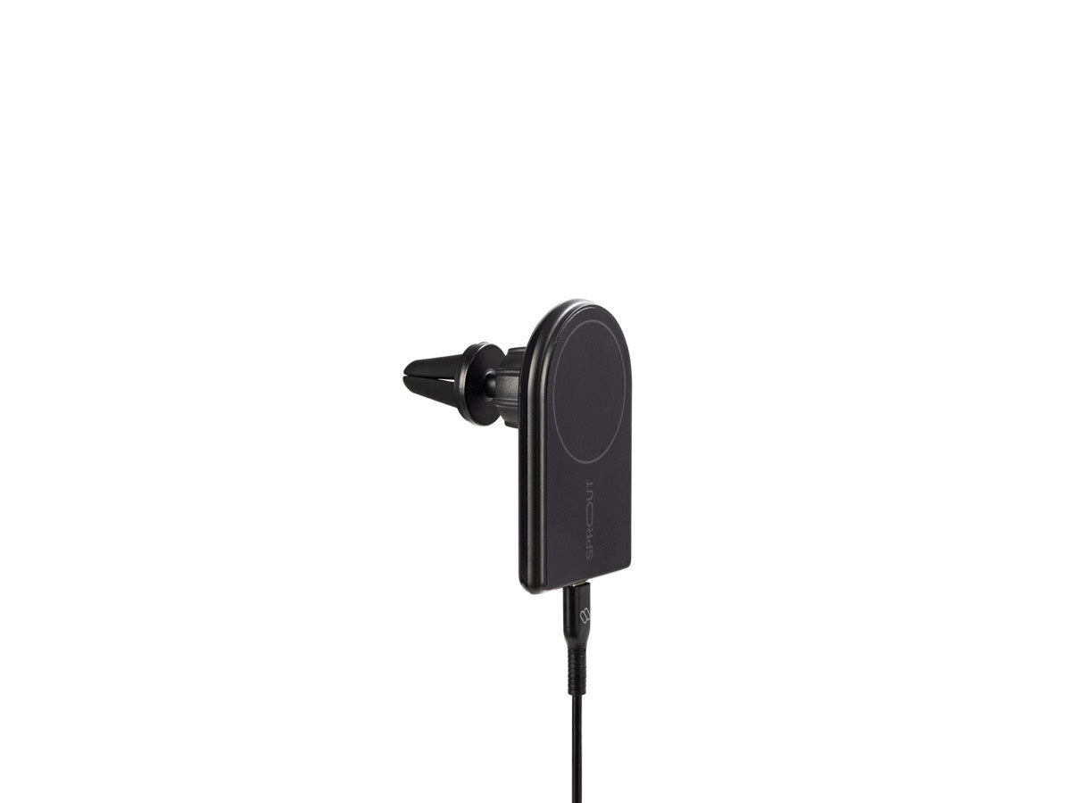Sprout Wireless Magnetic Car Charger – Fast MagSafe Charging Mount for iPhone & Devices - (AU Version)