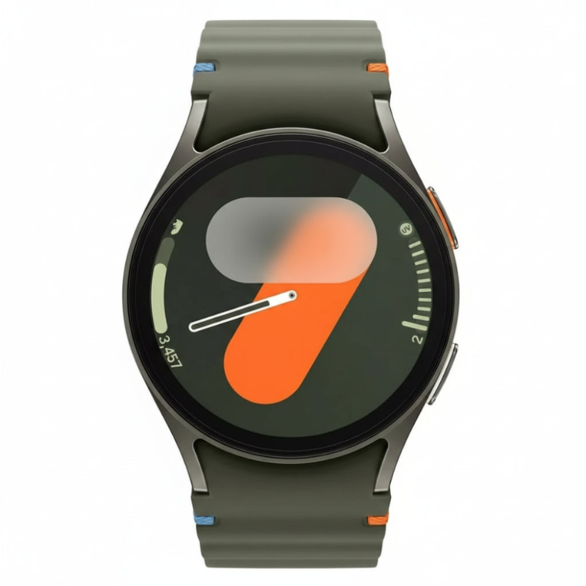 Galaxy Watch 7 Green AMOLED fitness tracking smartwatch