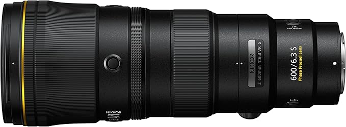 Nikon NIKKOR Z 600mm F/6.3 VR S – Full-Frame – Black Nikon