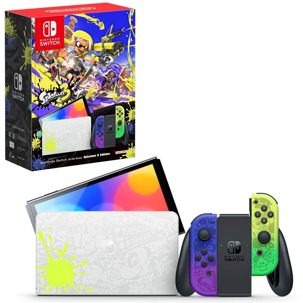 Nintendo Switch Console OLED Model Splatoon 3 Special Edition ( Open Never Used )