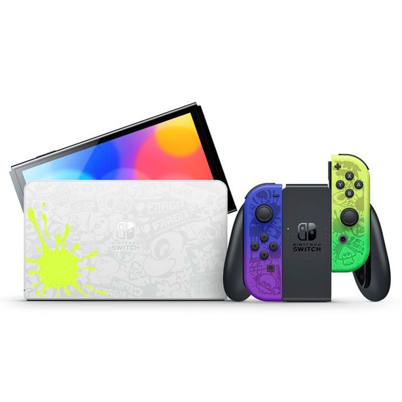 Nintendo Switch Console OLED Model Splatoon 3 Special Edition ( Open Never Used )