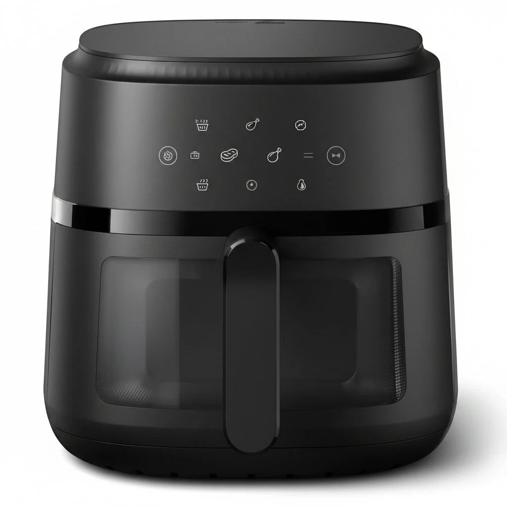 Philips Airfryer 2000 Series 6.2L Black – Large Capacity Healthy Air Fryer - Pristine - Refurbished (Copy) Philips