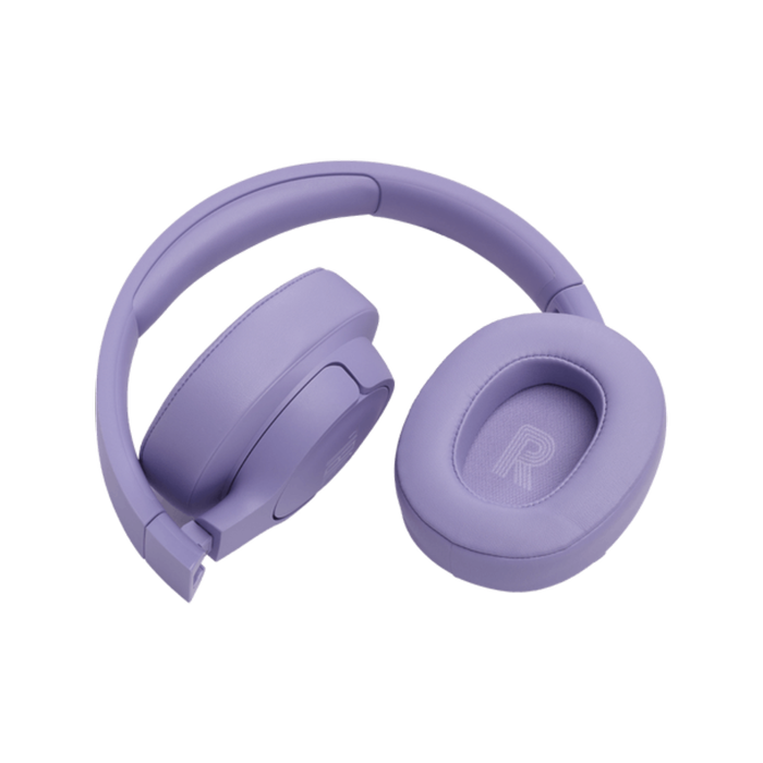 JBL Tune 770NC Noise-Canceling Wireless Over-Ear Headphones with Pure Bass Sound - Purple / White