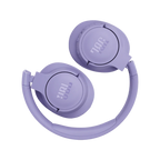 JBL Tune 770NC Noise-Canceling Wireless Over-Ear Headphones with Pure Bass Sound - Purple / White