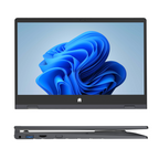 Trion Revolve 14" 360° 4k Touch Screen Laptop 12th Gen Intel Celeron-N95 16GB 512GB SSD Windows 11 - Grey - Refurbished - Grade A Trion