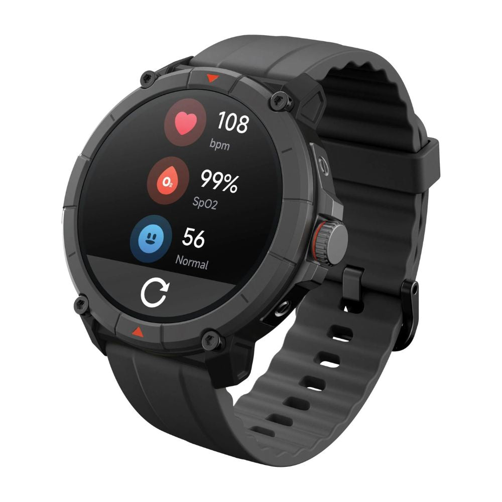 Ryze Trek Smart Watch - Black and Red colour  Excellent - Refurbished Ryze