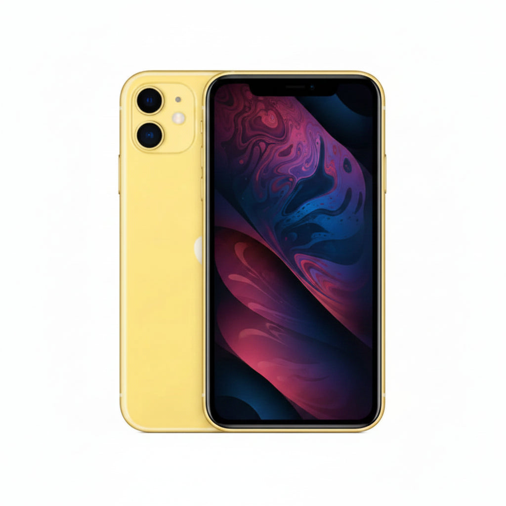 Apple iPhone 11 Smartphone - 64GB, 128GB, 256GB - Purple, Yellow, Green, Black, White,(PRODUCT)RED - Acceptable - Refurbished Apple