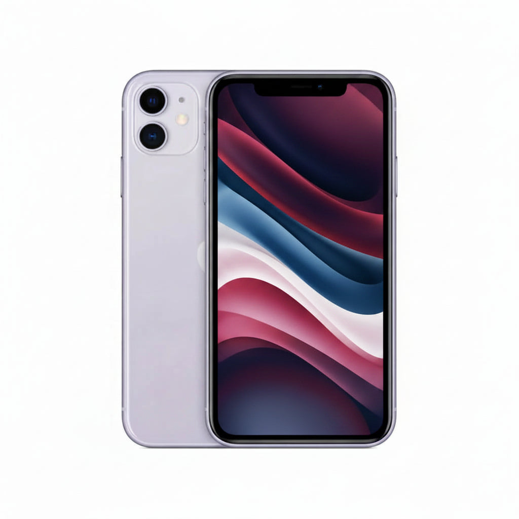 Apple iPhone 11 Smartphone - 64GB, 128GB, 256GB - Purple, Yellow, Green, Black, White,(PRODUCT)RED - Acceptable - Refurbished Apple