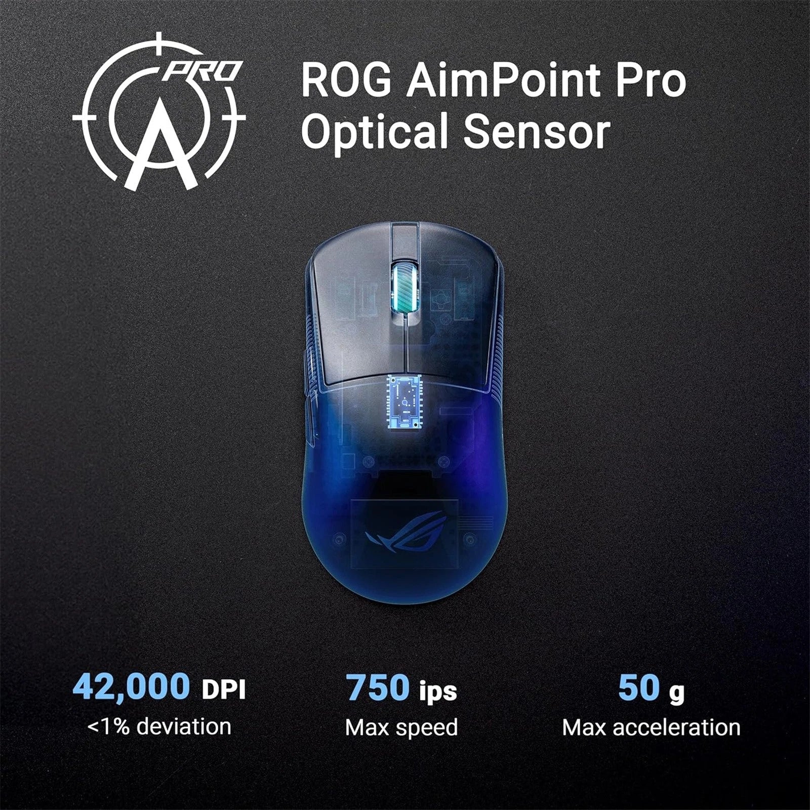 ASUS ROG Harpe Ace Mini Wireless Gaming Mouse - Black