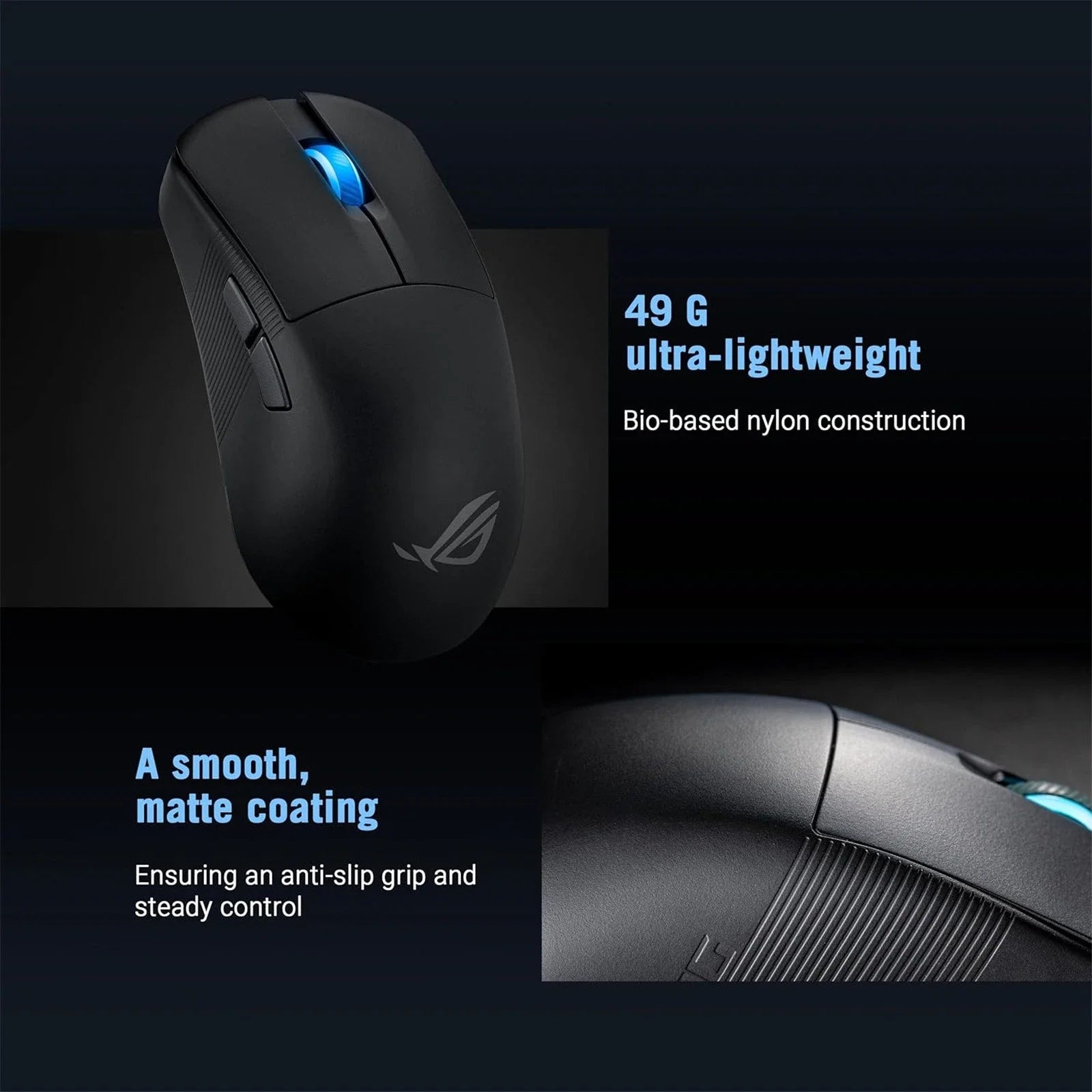 ASUS ROG Harpe Ace Mini Wireless Gaming Mouse - Black