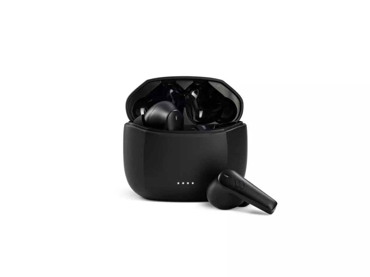 Sprout AudioPlus TWS Earbuds Black – Bluetooth 5.3, ANC, 29H Playtime, Wireless Charging Case Sprout