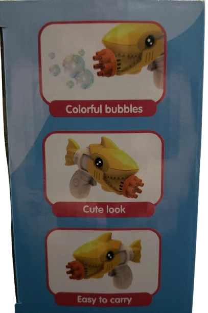 Shark Multi-Hole Bubble Gun Green High Output Bubble Blaster - Pristine - Refurbished