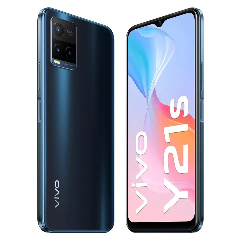 Telstra Unlocked Vivo Y21s Mobile Phone 4GB/128GB - Midnight Blue ( Open Never Used ) (Copy) Vivo