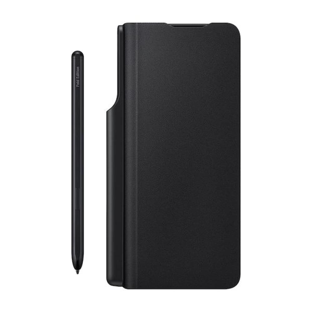 Samsung Galaxy Z Fold3 5G Flip Cover With S Pen - Black (Copy) Samsung