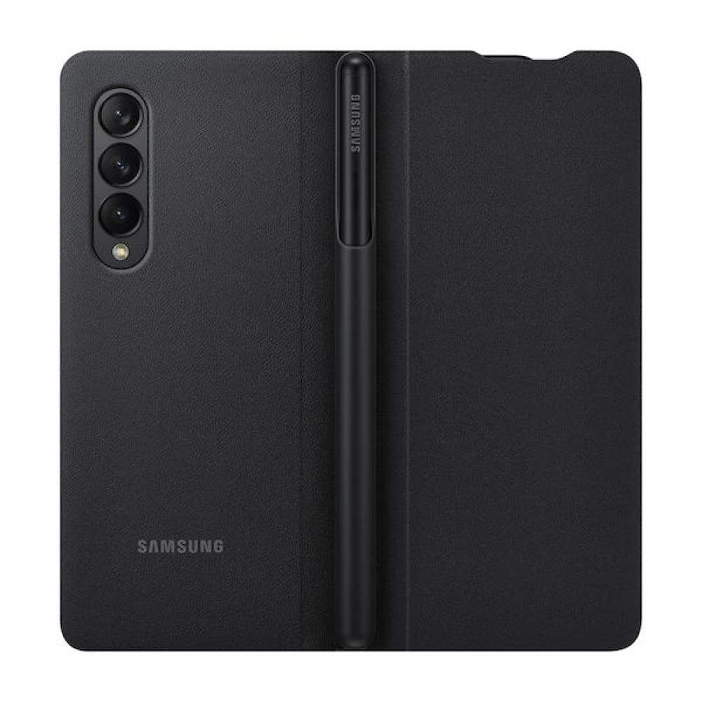 Samsung Galaxy Z Fold3 5G Flip Cover With S Pen - Black (Copy) Samsung