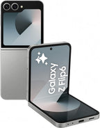 Samsung Galaxy Z Flip6 – 12GB RAM, 256GB Storage - Silver Shadow - (AU Version) - Excellent Refurbished SAMSUNG