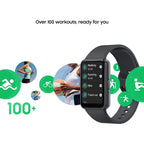 Galaxy Fit3 smart band with timer and stopwatch functions on display


