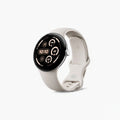 Google Pixel Watch 3 41mm LTE - 32GB - Silver- Quartz Active Band Smartwatch - Pristine - Refurbished