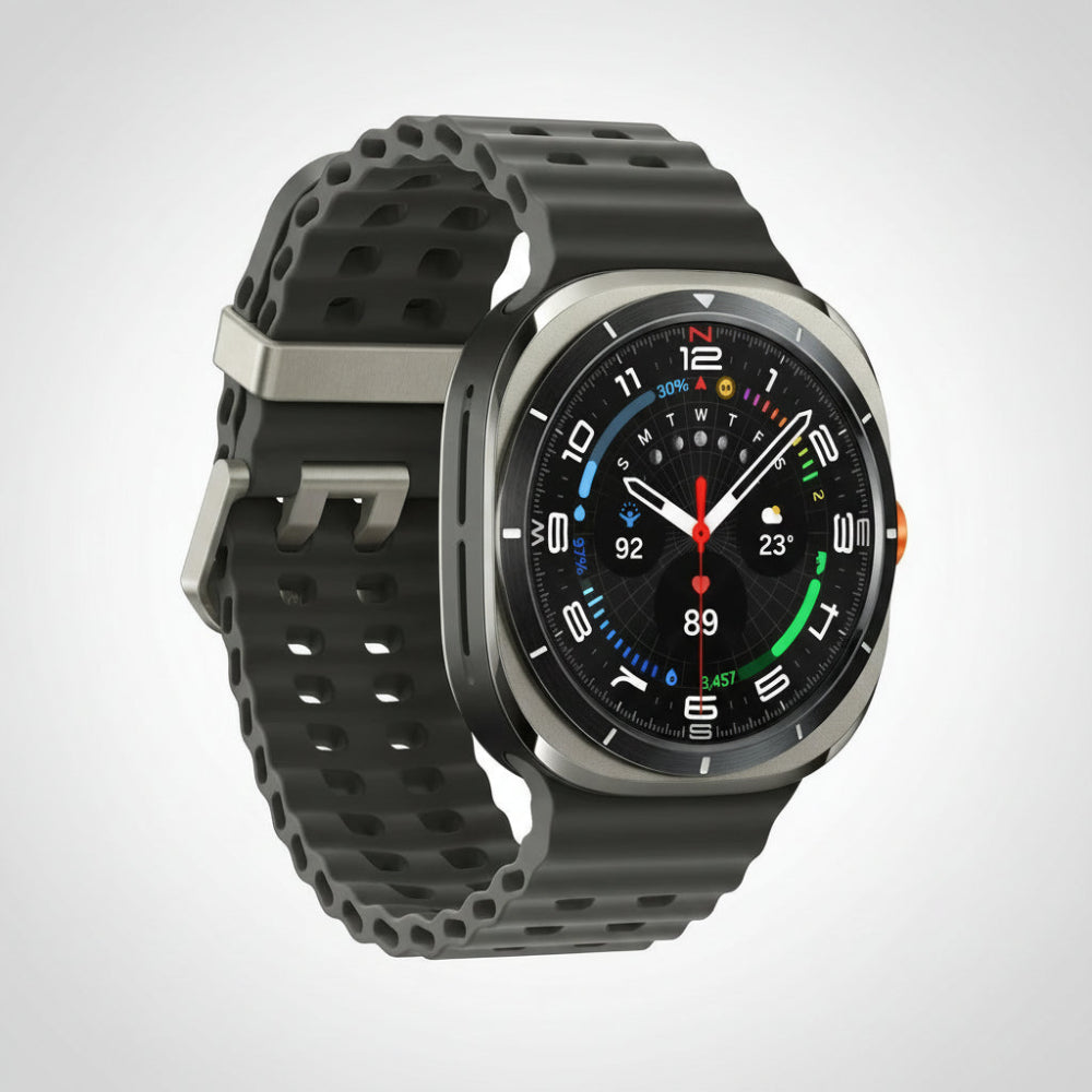 Galaxy Watch Ultra 47mm displaying Galaxy AI coaching tips card after a completed run.​

