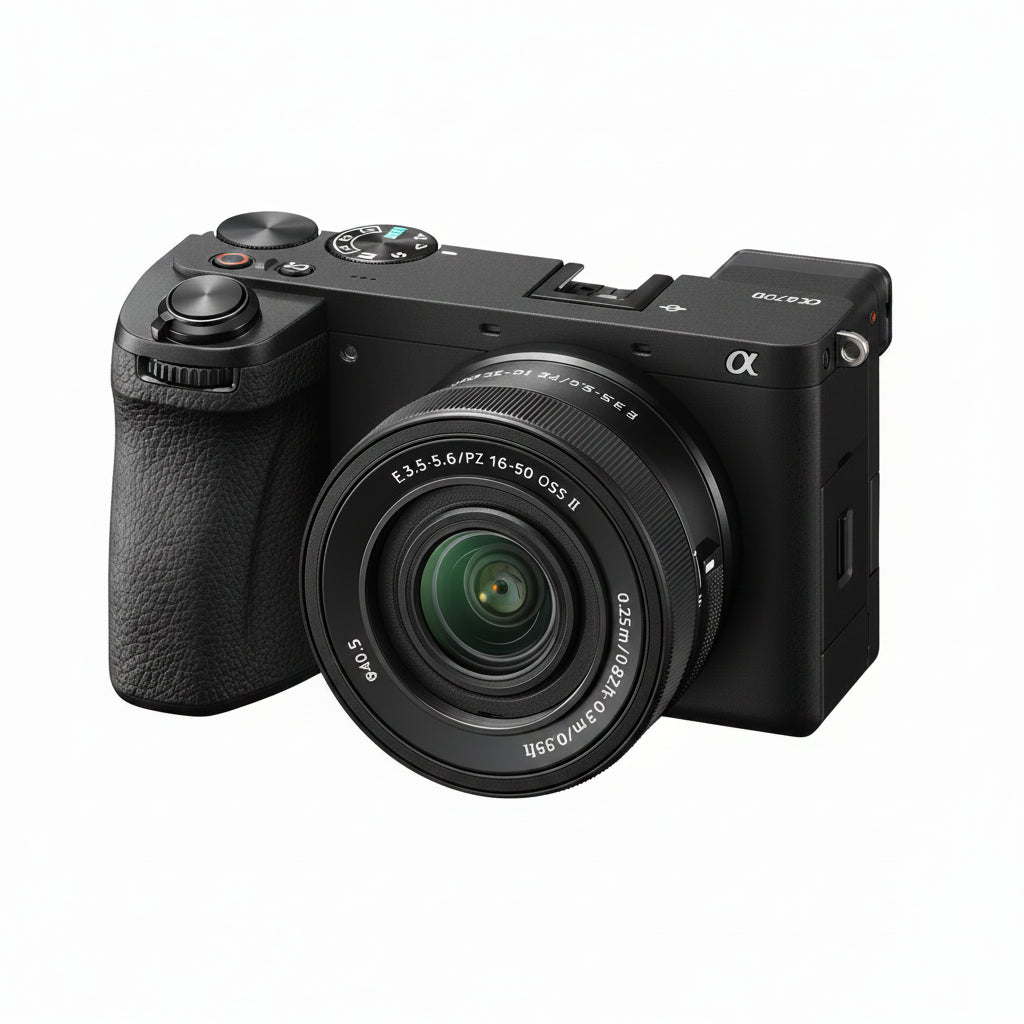 Sony A6700 Mirrorless Camera Kit with 16-50mm II Power-Zoom Lens – 26MP APS-C, 4K120p Video,