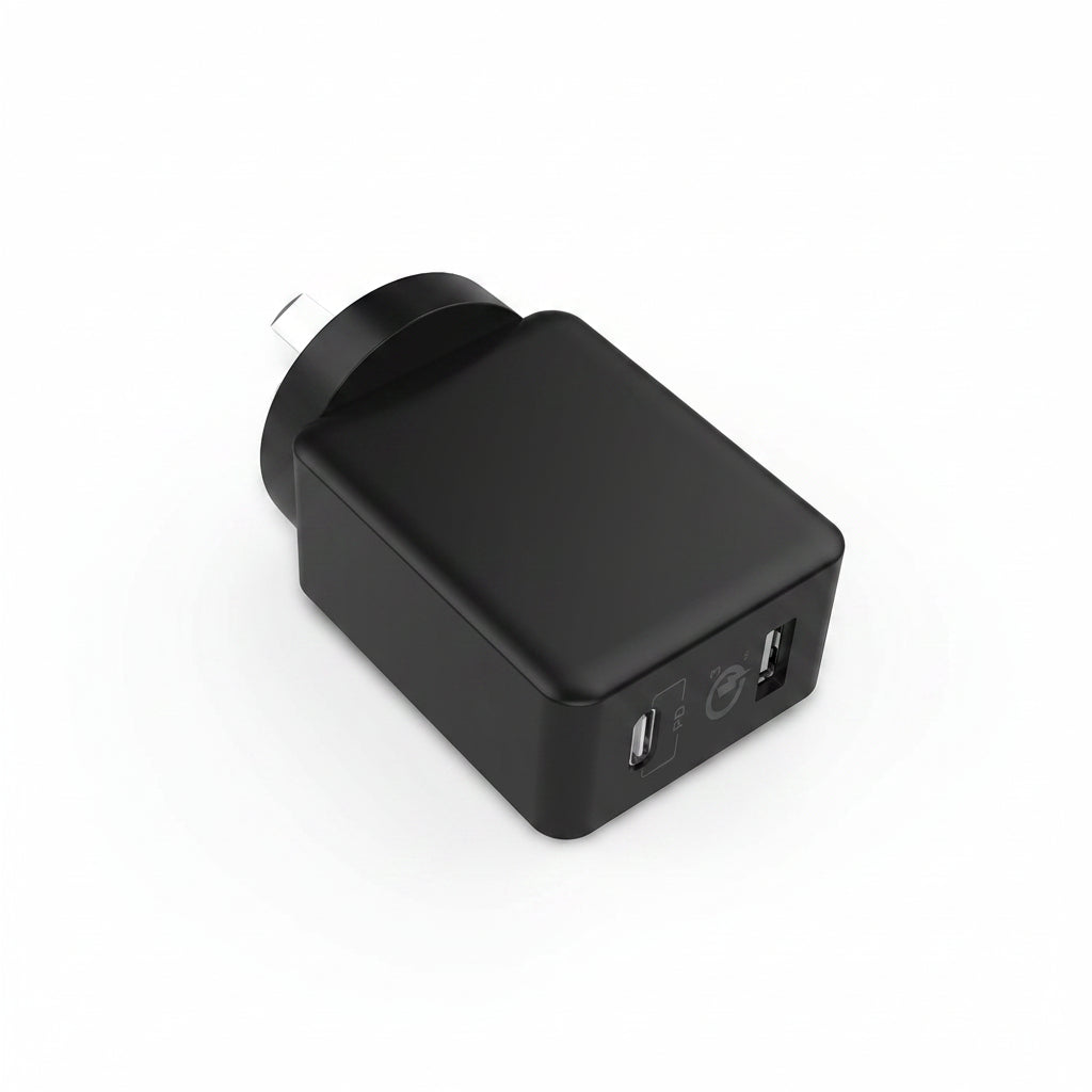 Sprout Dual Port Power Supply QC3.0 - Black - Fast USB Wall Charger (Copy) Sprout
