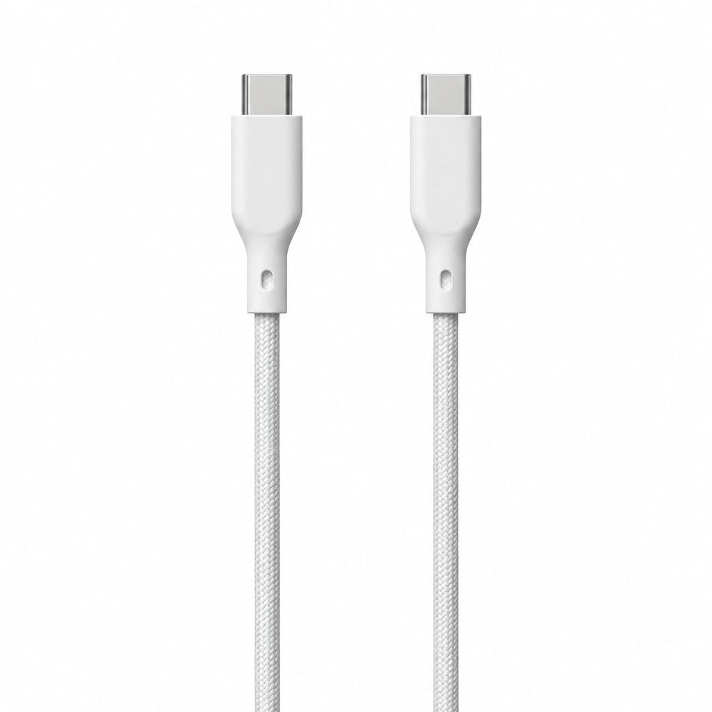 Telstra USB-C to USB-C Cable 1m – Fast Charging Data Transfer - White - Pristine  - Refurbished Telstra