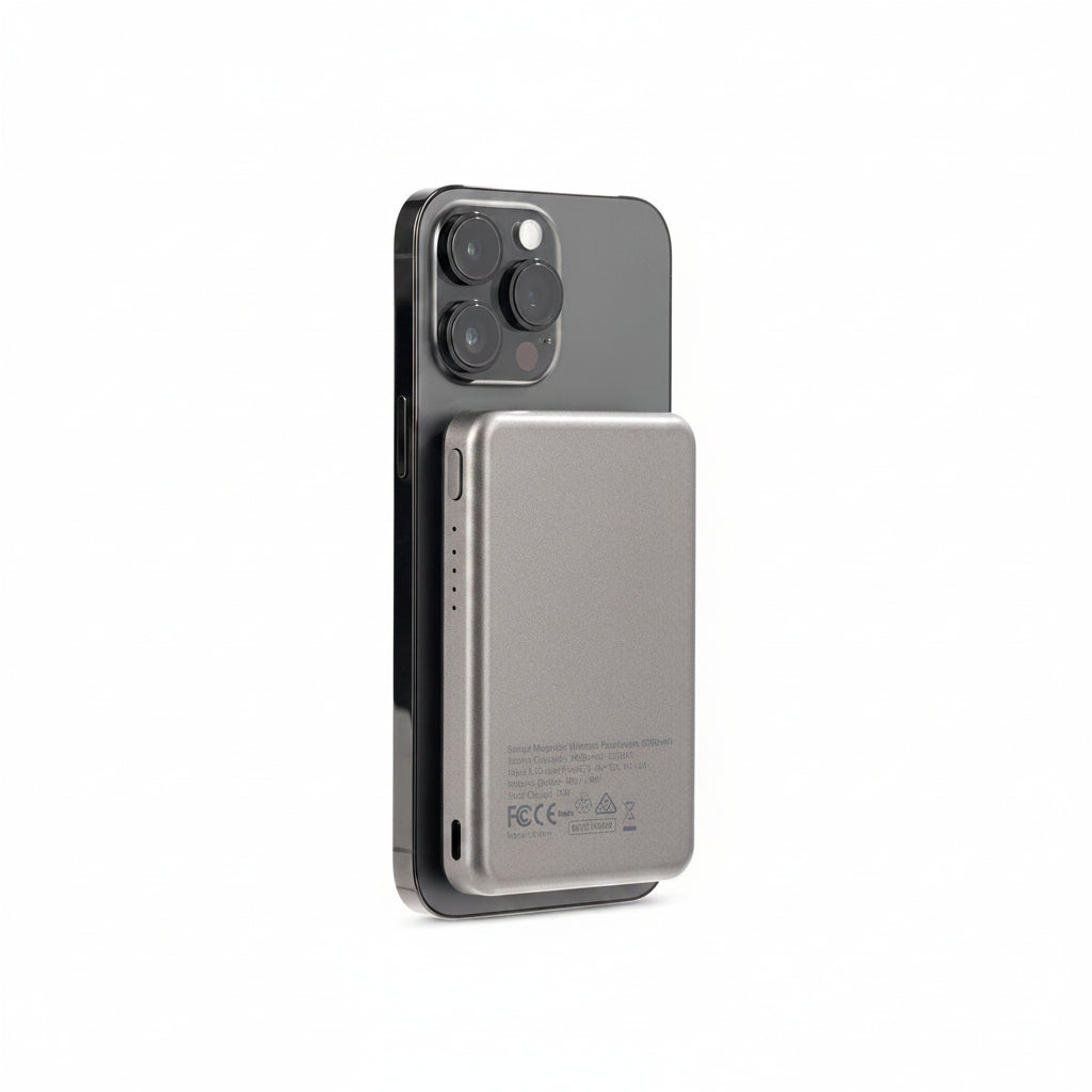 Sprout Magnetic Wireless Power Bank 6000mAh - Black - MagSafe Portable Charger - Excellent - Refurbished (Copy) Sprout