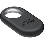 Close-up of Samsung SmartTag2 showing ring-ready cutout design