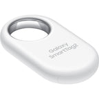Close-up of Samsung SmartTag2 showing ring-ready cutout design