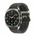 Samsung Galaxy Watch Ultra 47mm LTE Titanium Silver submerged in water to illustrate 10ATM and IP68 durability​

