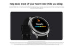 Samsung Galaxy Watch8 Classic 46mm Black strap and buckle close-up highlighting black hybrid band texture

