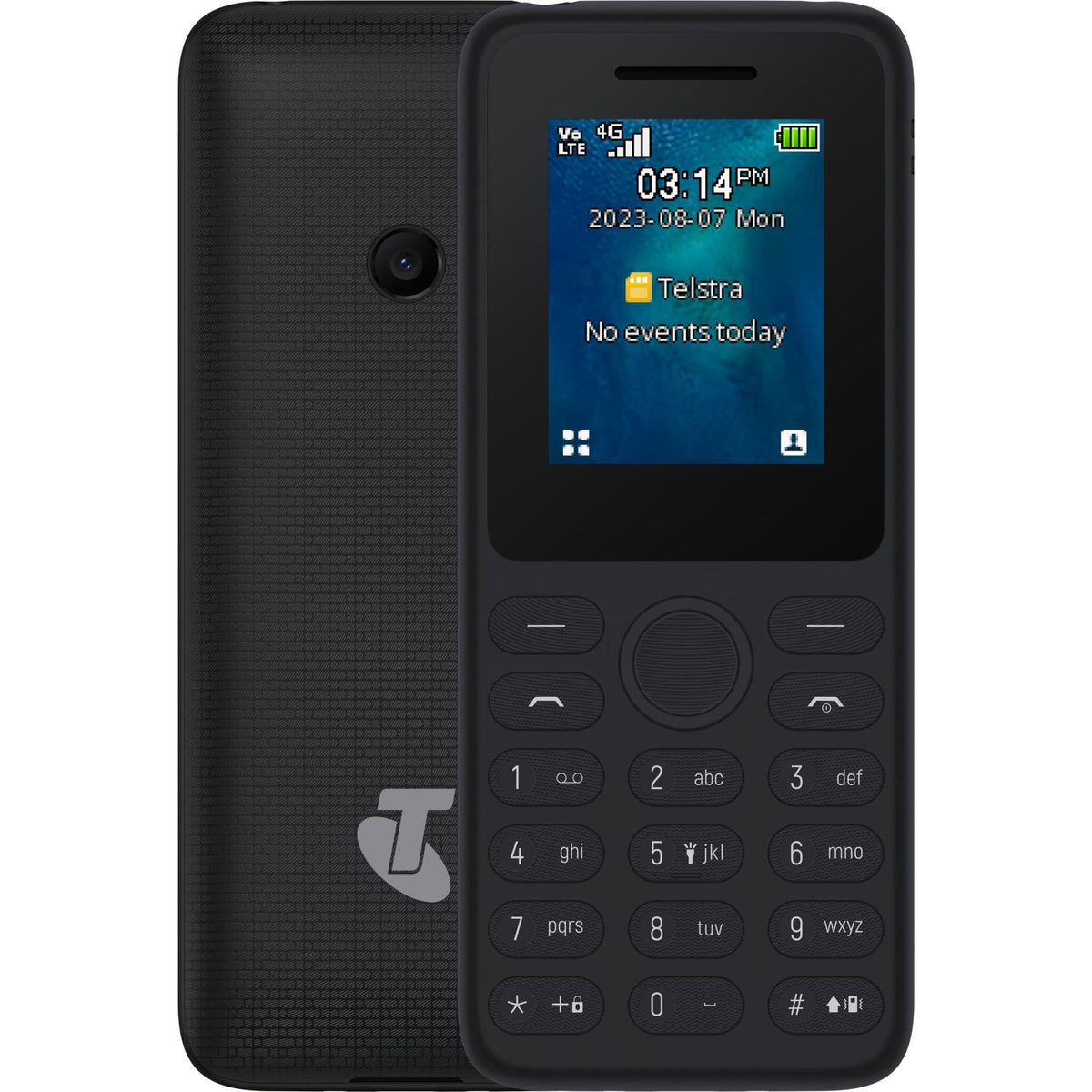 Telstra Prepaid T-Lite 4G 128MB - Black - Pristine - Refurbished Telstra
