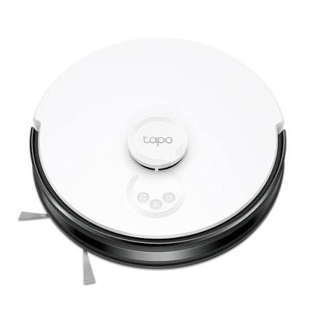 TP-Link Tapo RV30 Max Robot Vacuum, Mop - Black, White - White