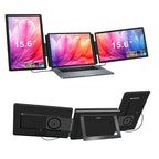 15.6 Inch Horizontal and Vertical Detachable Portable Screen Monitor Plug and Play FHD IPS Panel Easy to Carry LED Screen for PC Trion