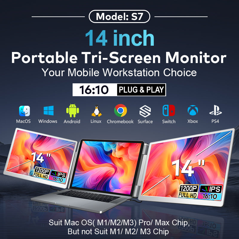 Close-up of colour-rich images displayed on the Trion 14-inch 1200P IPS FHD screen, highlighting 100% sRGB colour performance.