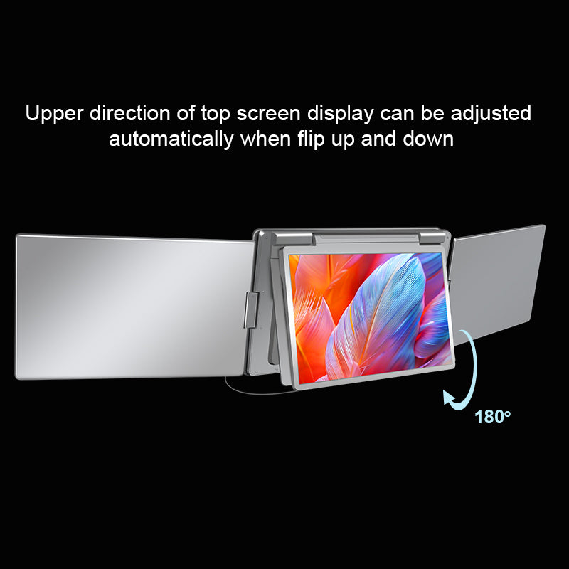 Trion 15.6" FHD Portable Monitor Quad Screen Triple Display Screen Extender for Laptops (Win10+, Mac M1/M2/M3) (AU Warranty) - Acceptable - Refurbished