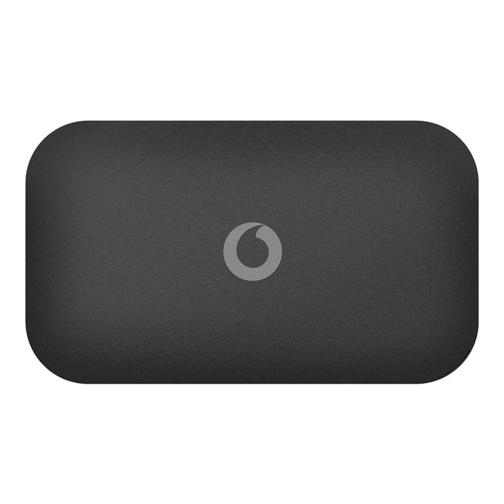 Pocket WiFi device shown angled highlighting logo and edges