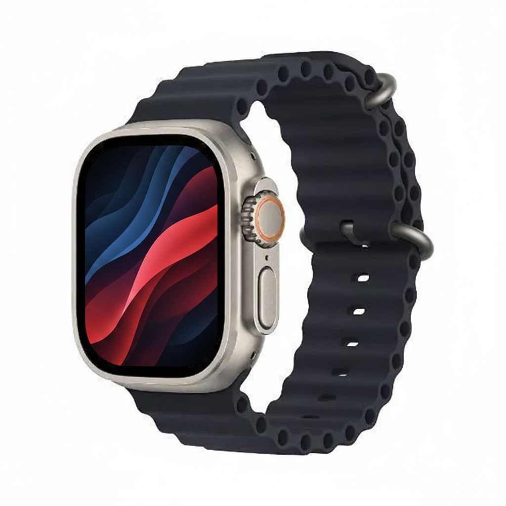 Apple Watch Ultra 49mm GPS + Cellular Titanium Case with Midnight Ocean Band