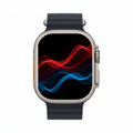 Apple Watch Ultra 49mm GPS + Cellular Titanium Case with Midnight Ocean Band