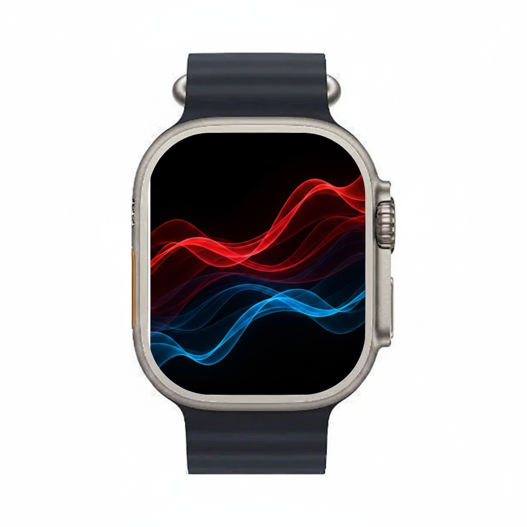 Apple Watch Ultra 49mm GPS + Cellular Titanium Case with Midnight Ocean Band