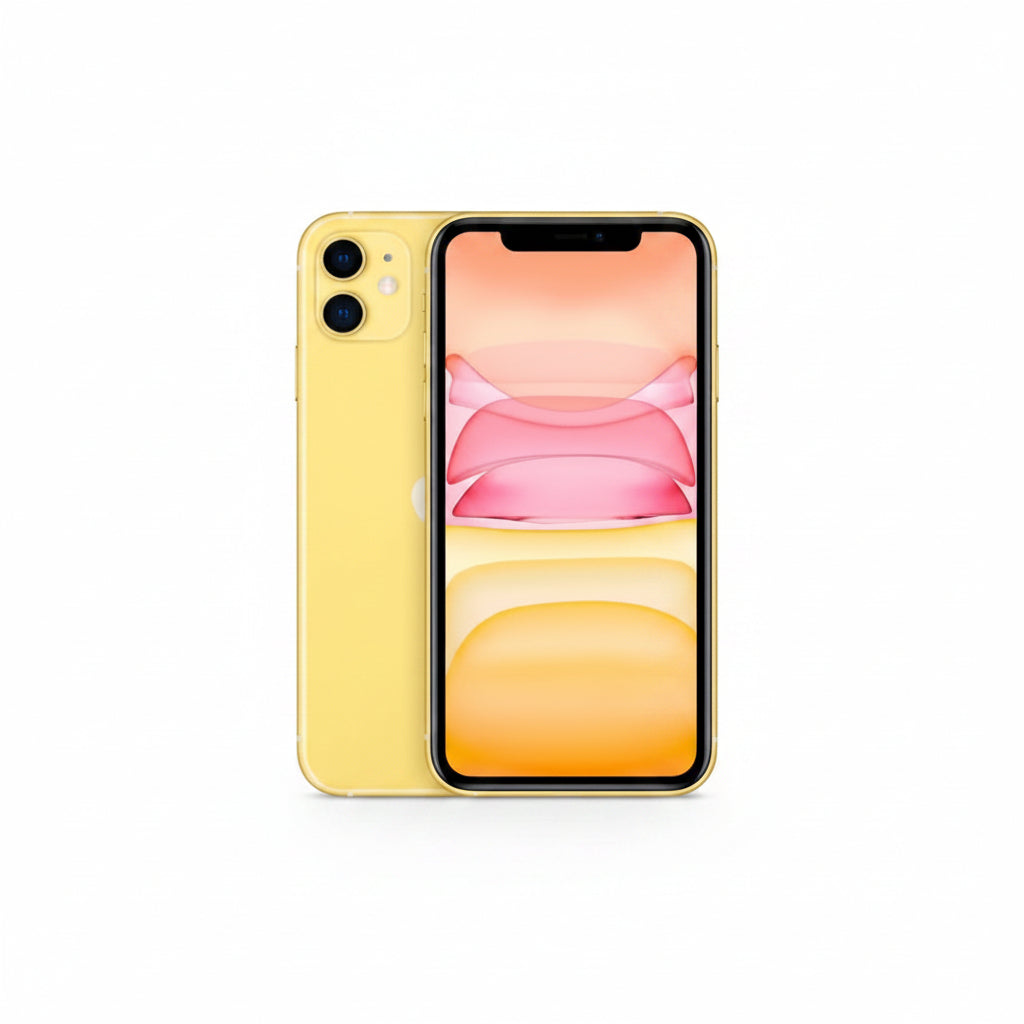 Apple iPhone 11 64GB,128GB,256GB - Black, White, Purple, Yellow, Green, Red - Acceptable- Refurbished Apple
