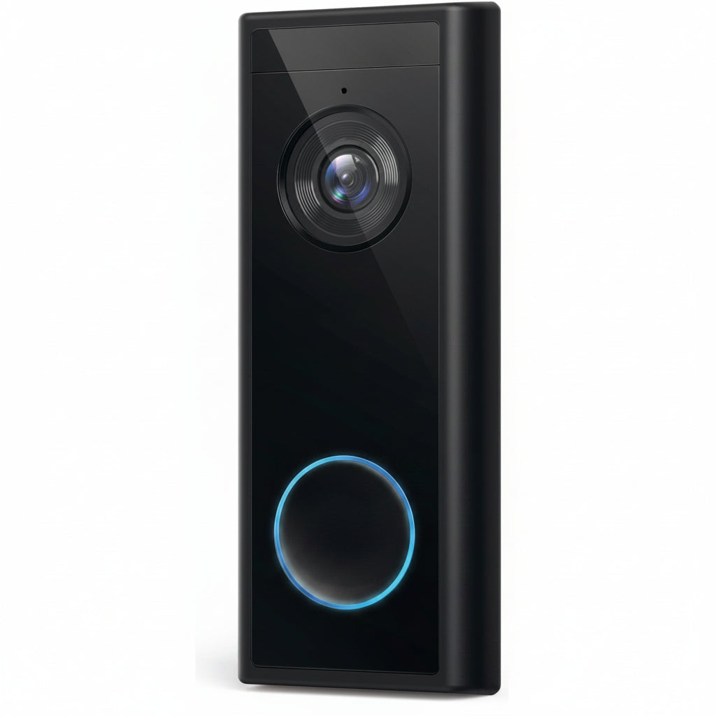 Eufy Video Doorbell Battery with Home Base Mini Repeater White & Black