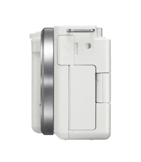 Sony ZV-E10 Mirrorless Camera Body (White) – 24.2MP APS-C Interchangeable-Lens Vlogging Camera (ILCZV-E10) Sony