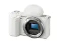 Sony ZV-E10 Mirrorless Camera Body (White) – 24.2MP APS-C Interchangeable-Lens Vlogging Camera (ILCZV-E10) Sony